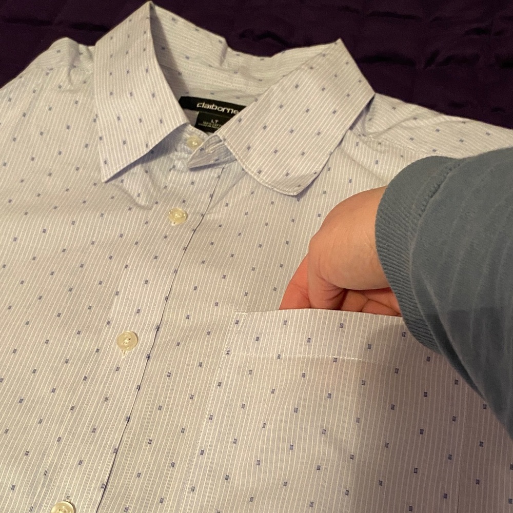 Men's Light Blue Short Sleeve Shirt